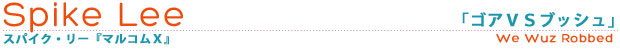 スパイク・リー「ゴアVSブッシュ」