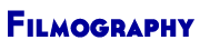 filmography